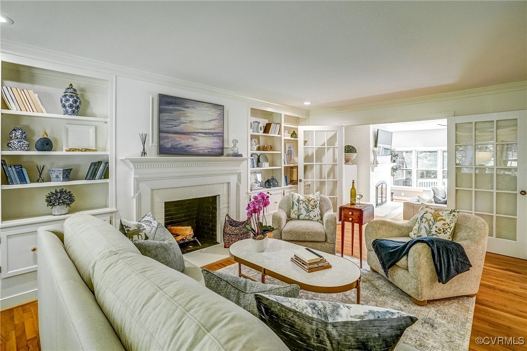 3630 Lansdowne Road Midlothian, VA 23113 - Photo 12 of 50 a living room with furniture and a fireplace