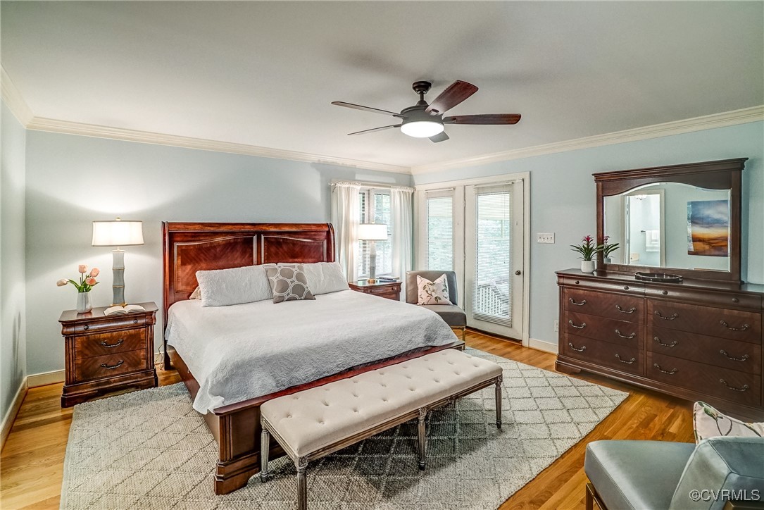 3630 Lansdowne Road Midlothian, VA 23113 - Photo 27 of 50 a bedroom with a bed and wooden floor