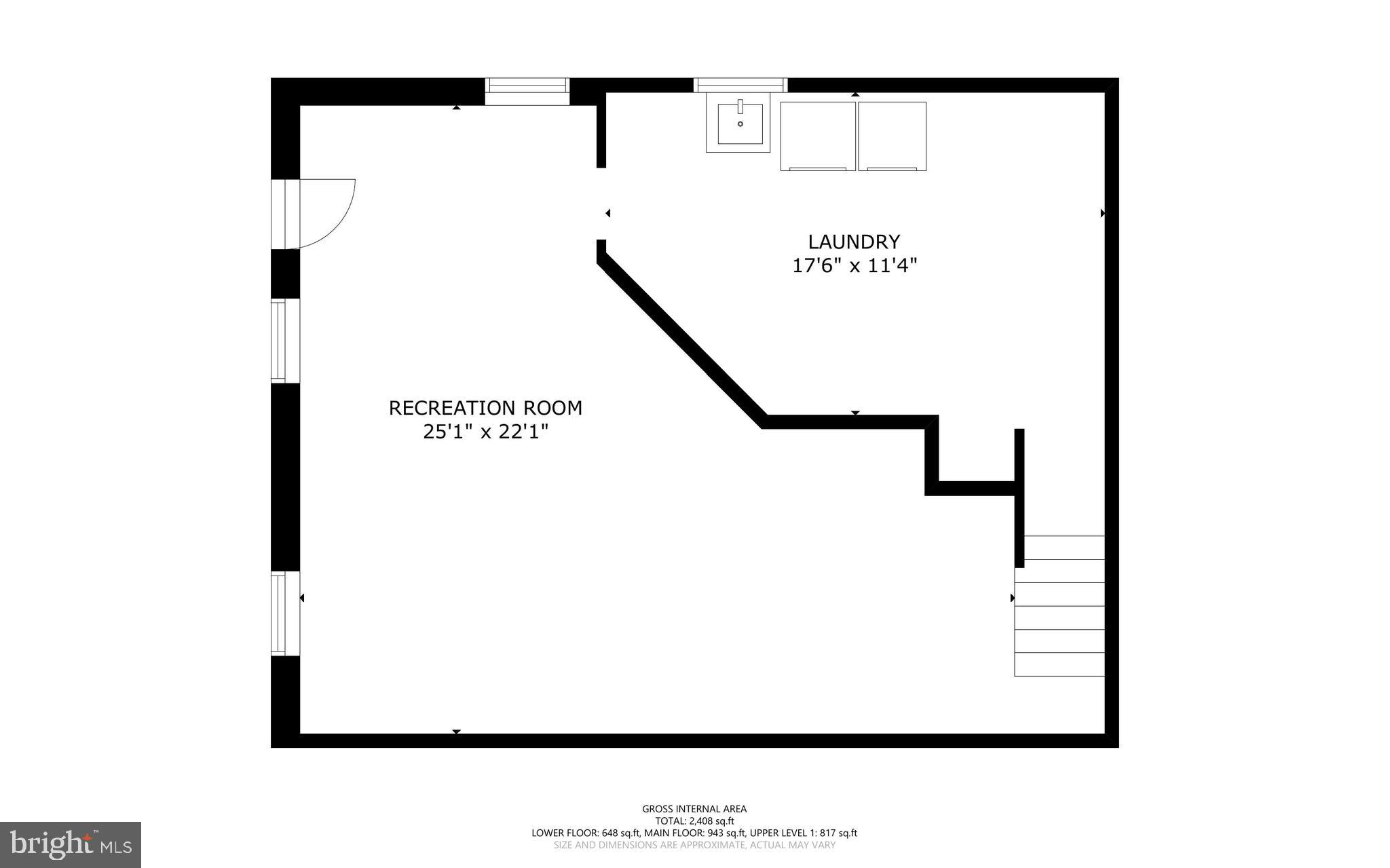 8600 Victoria Road Springfield, VA 22151 - Photo 15 of 15 Walkout Basement Level