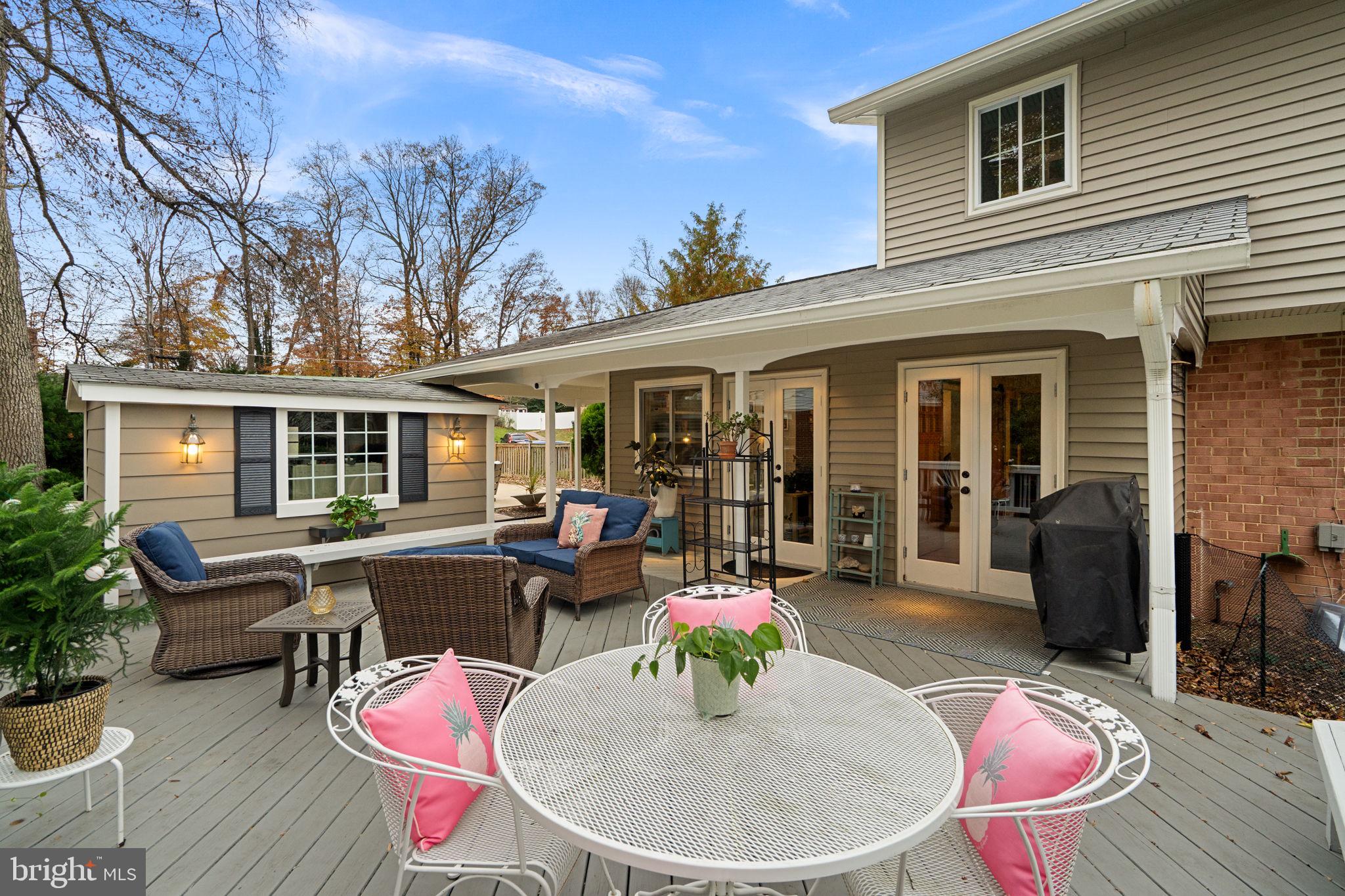 8600 Victoria Road Springfield, VA 22151 - Photo 3 of 5 Deck off kitchen for easy entertaining!