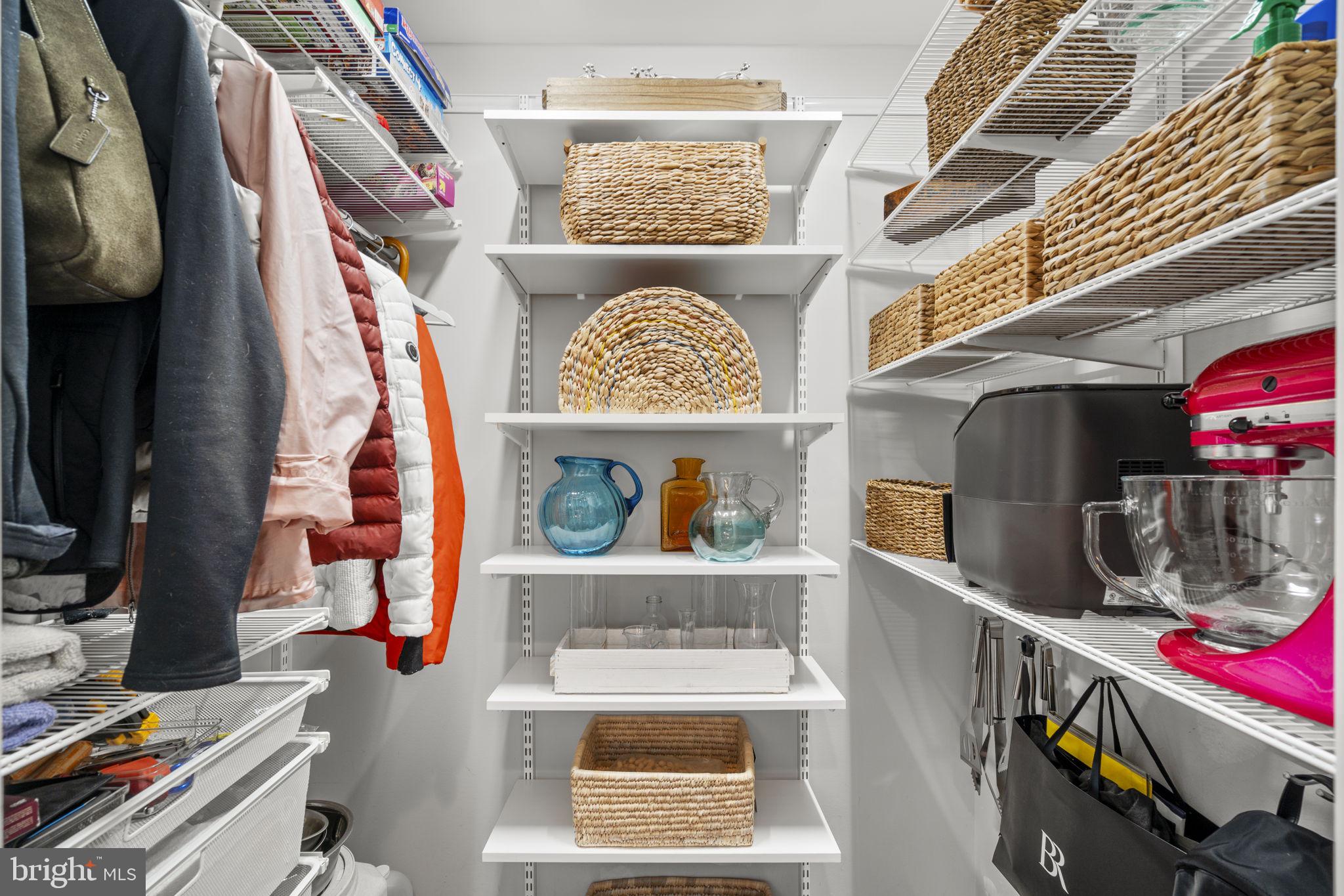 8600 Victoria Road Springfield, VA 22151 - Photo 8 of 15 Large pantry with customizab shelving