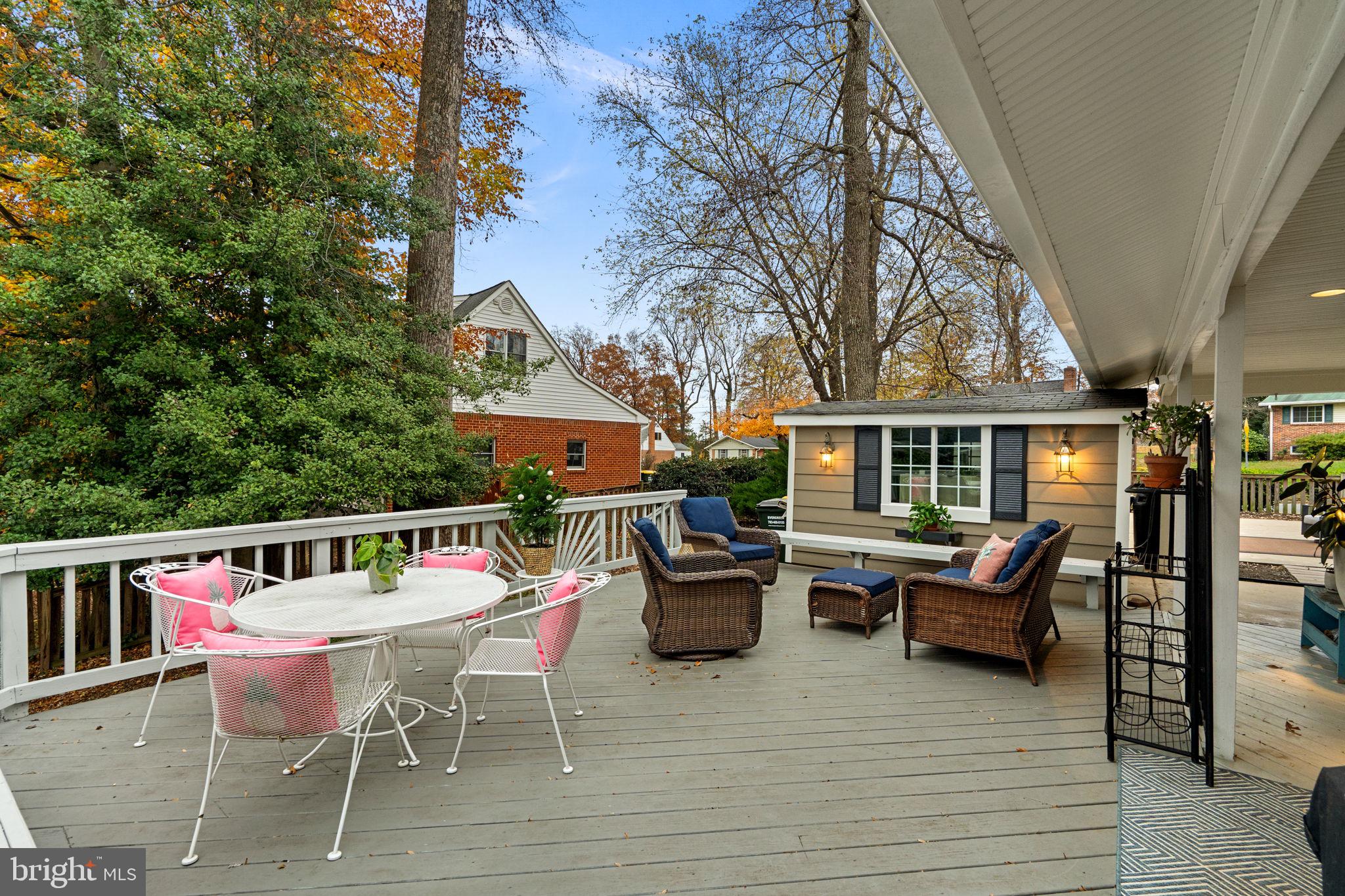 8600 Victoria Road Springfield, VA 22151 - Photo 10 of 15 Large shed designed to integrate with home