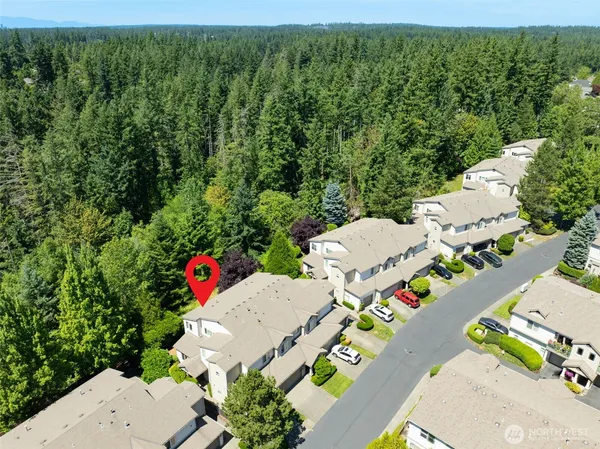 a view of a lot of trees and houses