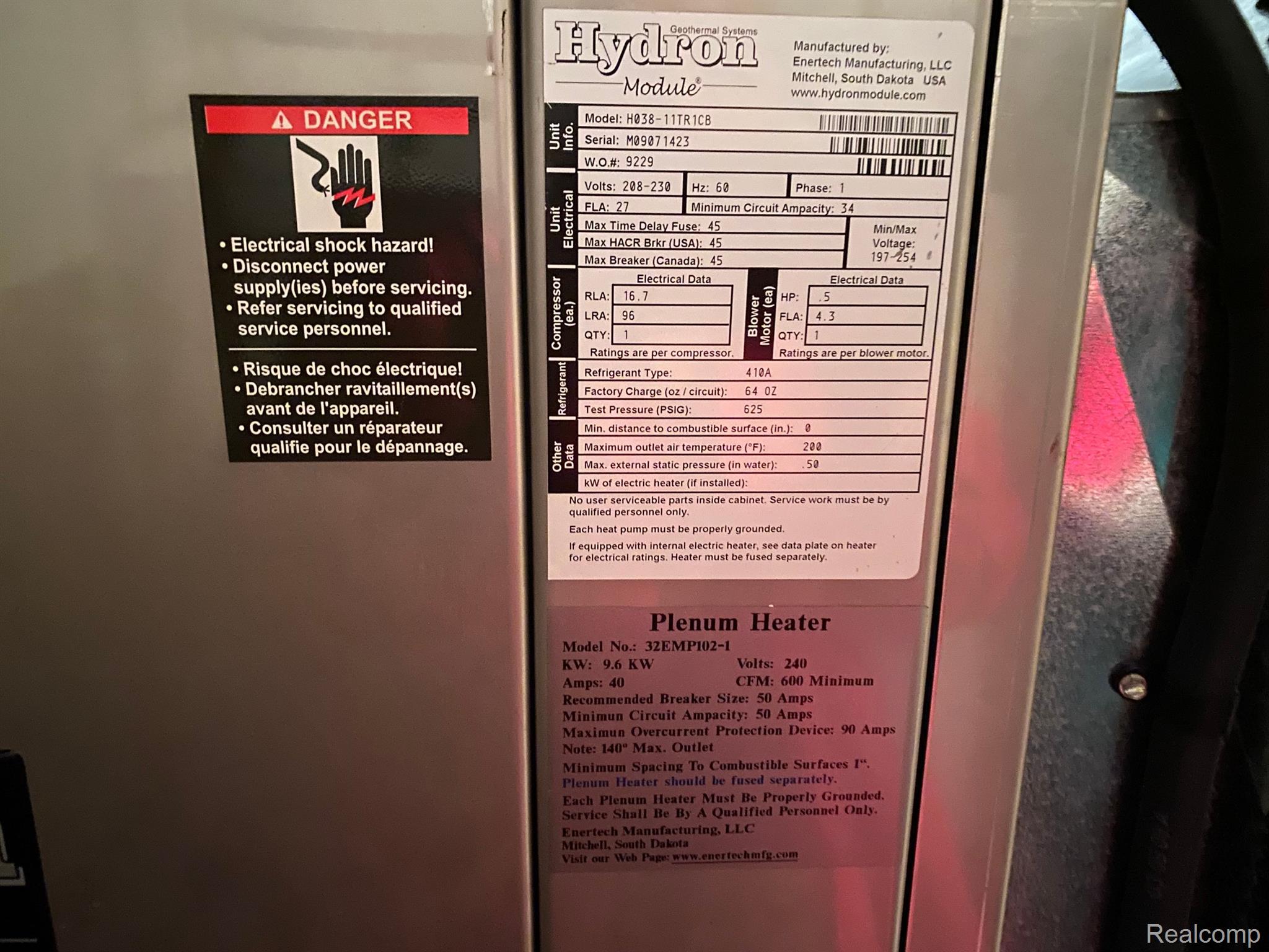 11063 Clyde Road Fenton, MI 48430 - Photo 52 of 52 Geothermal Heating System Info Panel!