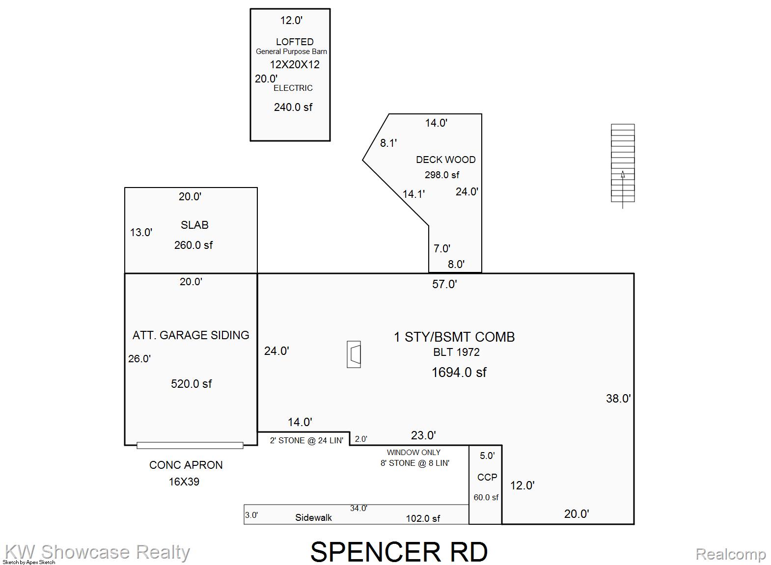 9536 Spencer Road South Lyon, MI 48178 - Photo 31 of 43 HOUSE LAY OUT