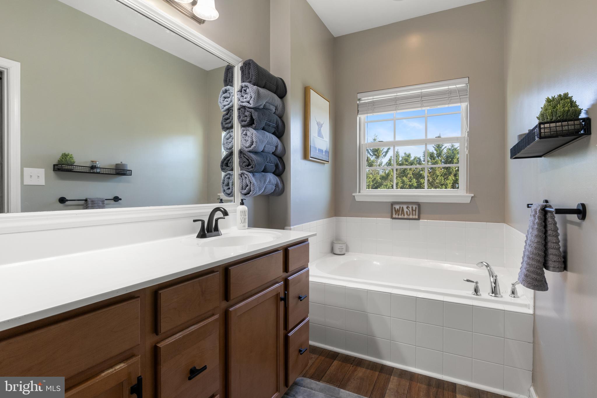 855 Blossom Drive Hanover, PA 17331 - Photo 30 of 53 a bathroom with a bathtub sink and mirror