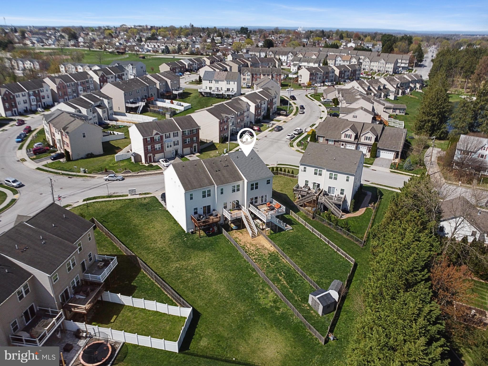 855 Blossom Drive Hanover, PA 17331 - Photo 45 of 53 an aerial view of a house with a garden