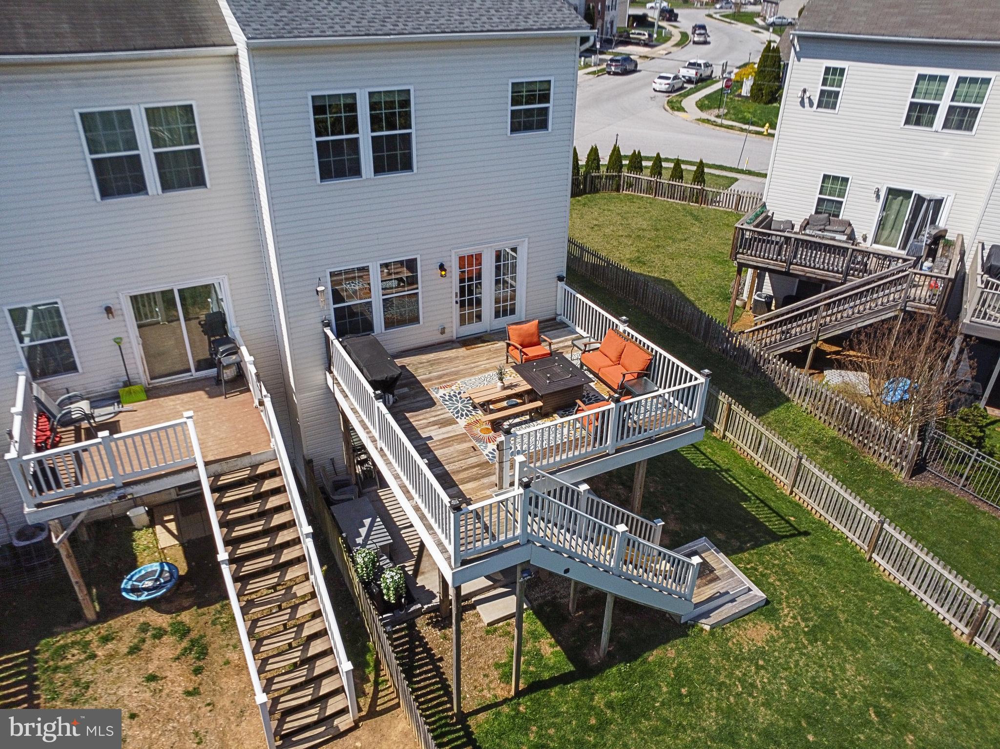 855 Blossom Drive Hanover, PA 17331 - Photo 47 of 53 an aerial view of a house with garden space and deck