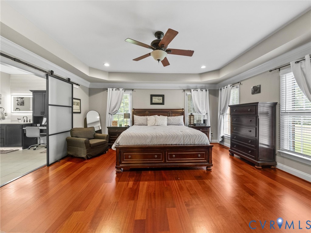 12710 Ivey Mill Road Chesterfield, VA 23838 - Photo 29 of 57 Wood-finish flooring throughout, tray ceiling with
