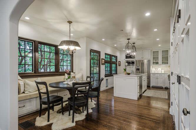 236 Amherst Avenue San Mateo, CA 94402 - Photo 12 of 35 a kitchen with counter top space and wooden floor