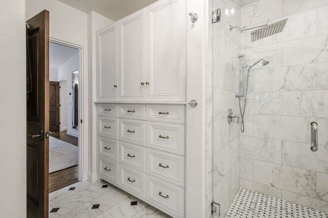 236 Amherst Avenue San Mateo, CA 94402 - Photo 16 of 35 a view of a bathroom with a shower