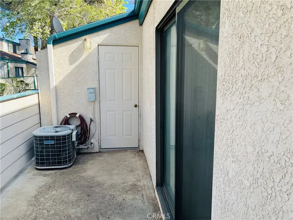 a view of backyard with furniture