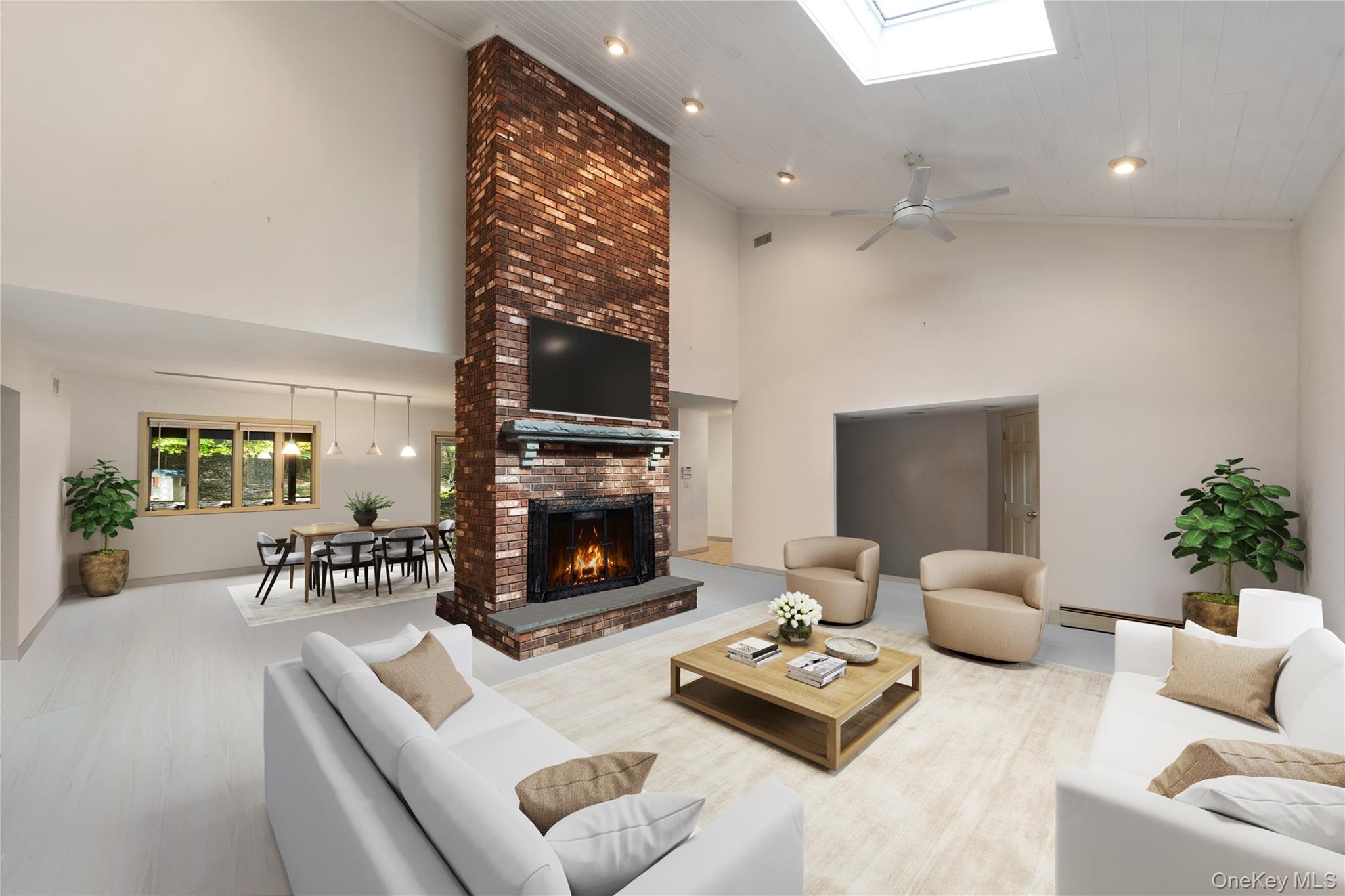 145 Youngblood Road Montgomery, NY 12549 - Photo 2 of 35 a living room with furniture and a fireplace