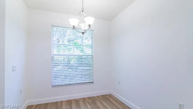 a view of a livingroom with a window