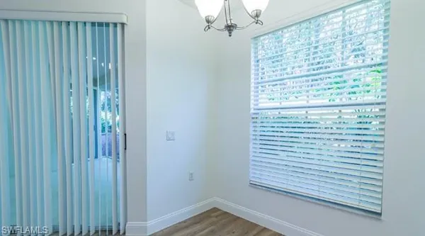 a view of a wooden door