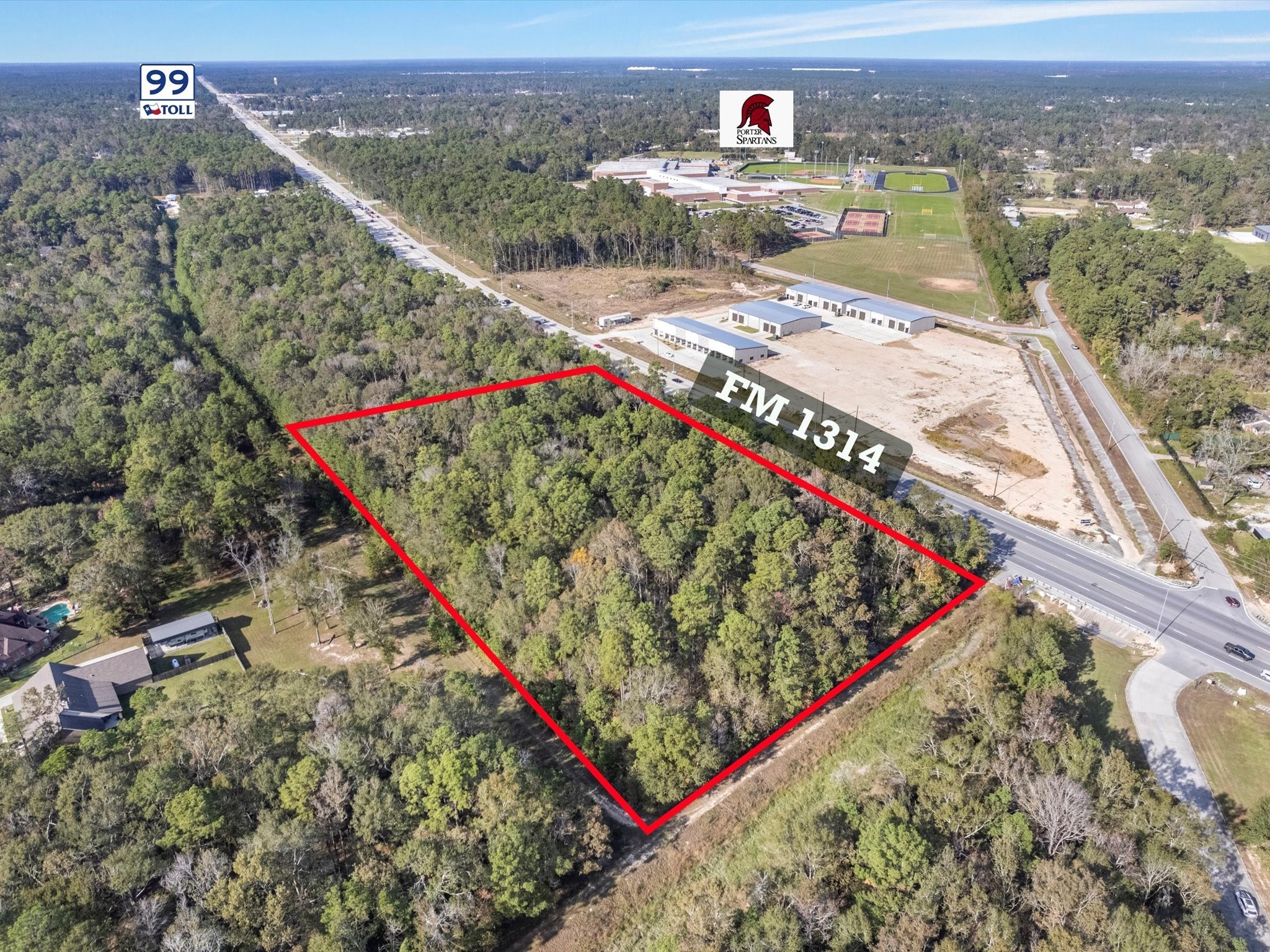 1314 Rd Porter Tx 77365 Road Porter, TX 77365 - Photo 4 of 7 an aerial view of swimming pool and mountain view