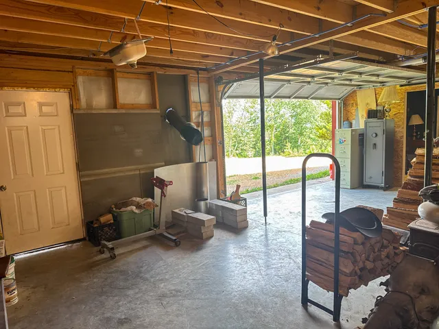 a view of a kitchen with a kitchen and a ceiling fan