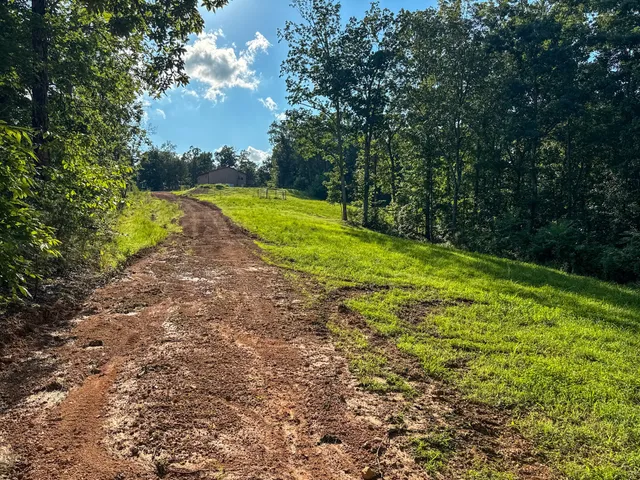 a view of swimming pool from a yard