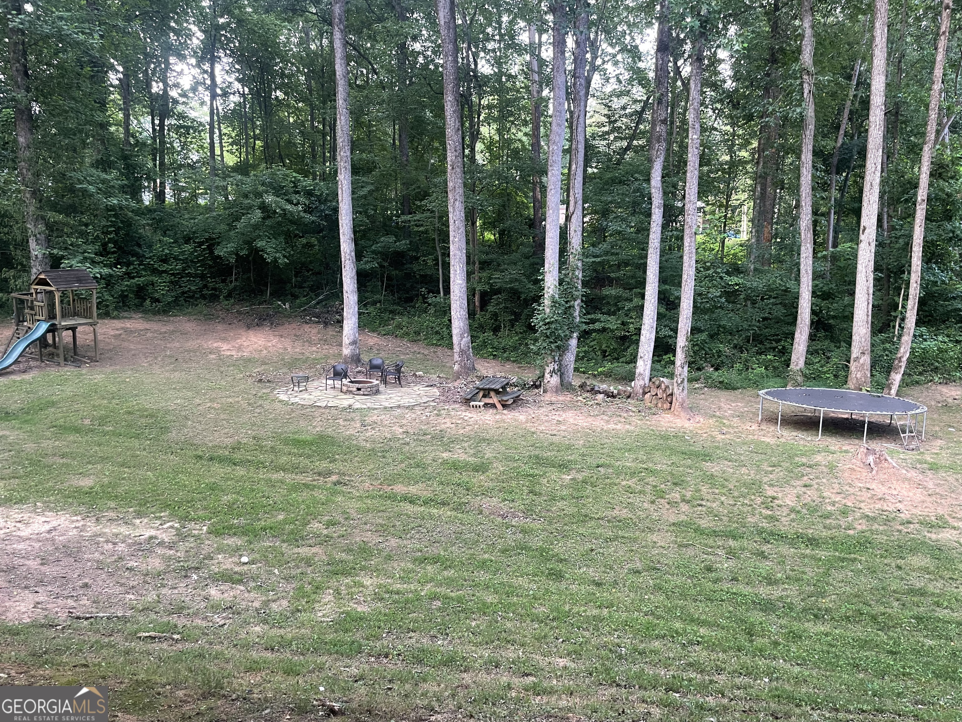 1307 Creasy Patch Road Cornelia, GA 30531 - Photo 27 of 36 a backyard of a house with lots of green space