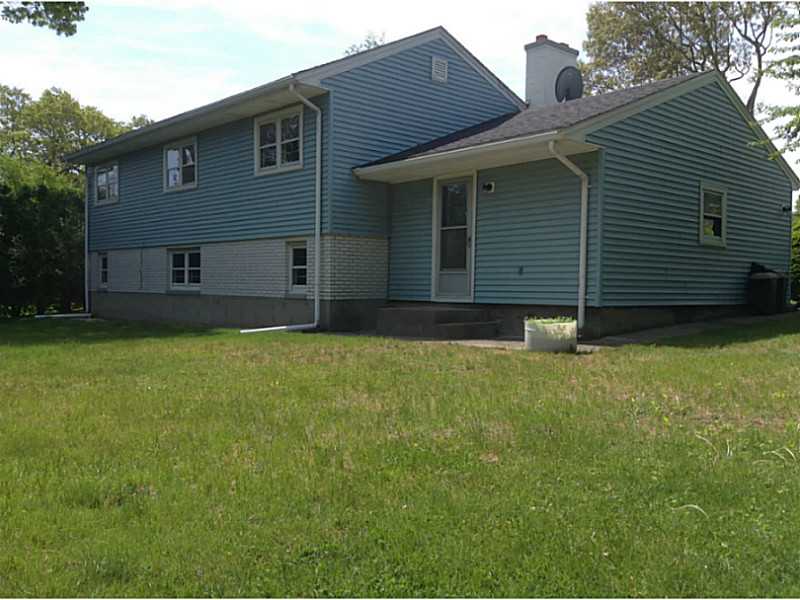 Exterior Back. Walk-out lower level