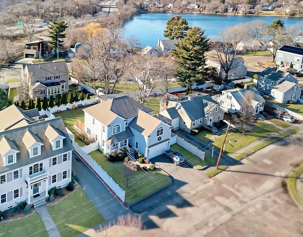 2 A Colonial Drive Arlington, MA 02474 - Photo 40 of 41 an aerial view of a house with a lake view