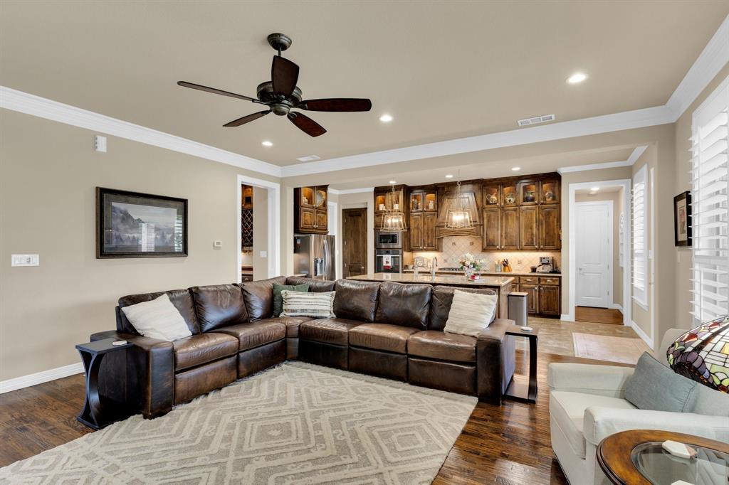 5631 Limestone Lane Midlothian, TX 76065 - Photo 12 of 40 a living room with furniture and a large window
