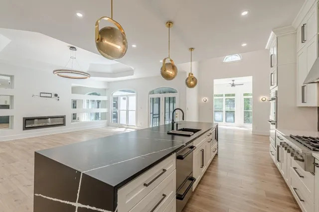 wooden floor in an empty room