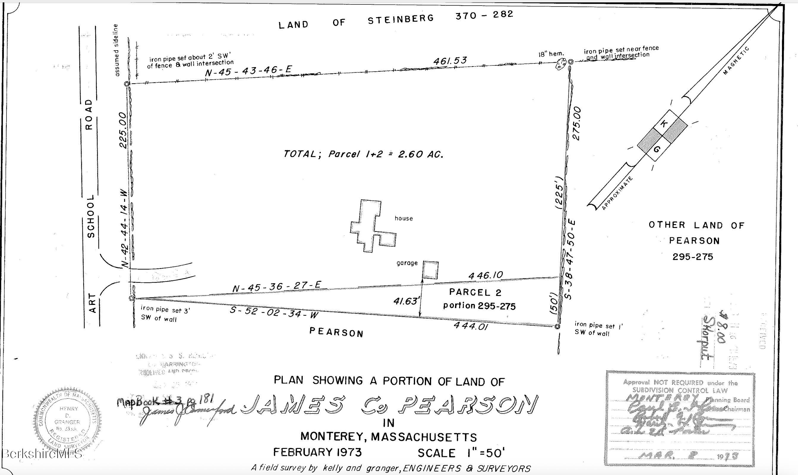 10 Art School Road Monterey, MA 01245 - Photo 10 of 11 Survey 1973