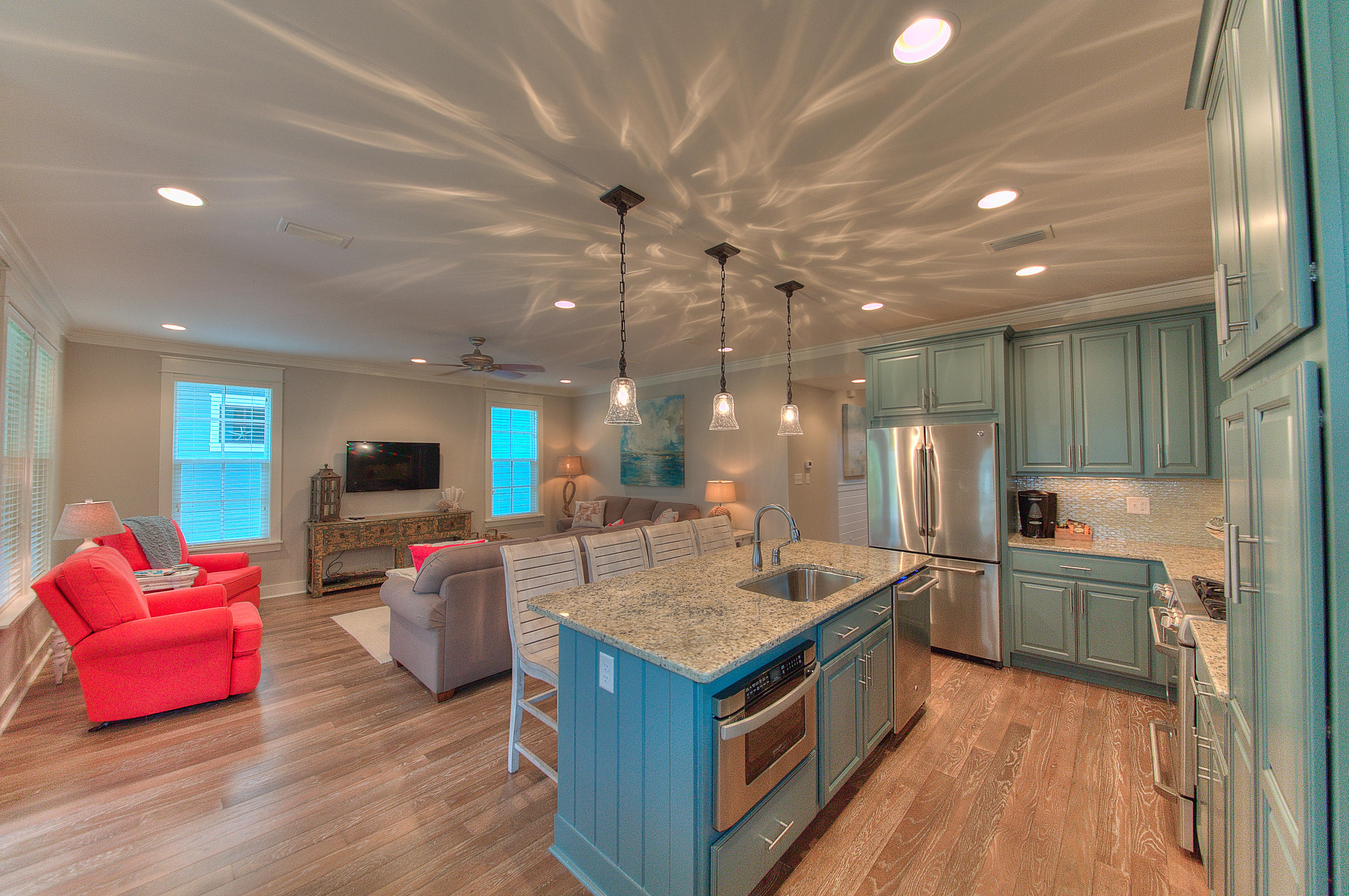 20 Full Moon Lane Santa Rosa Beach, FL 32459 - Photo 5 of 19 kitchen and living room