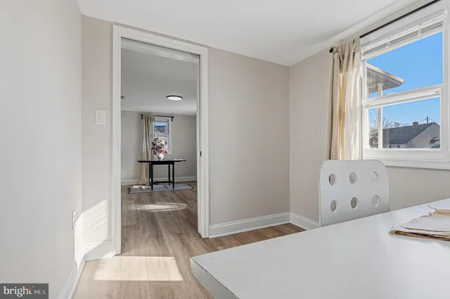 a very nice looking room with a large window