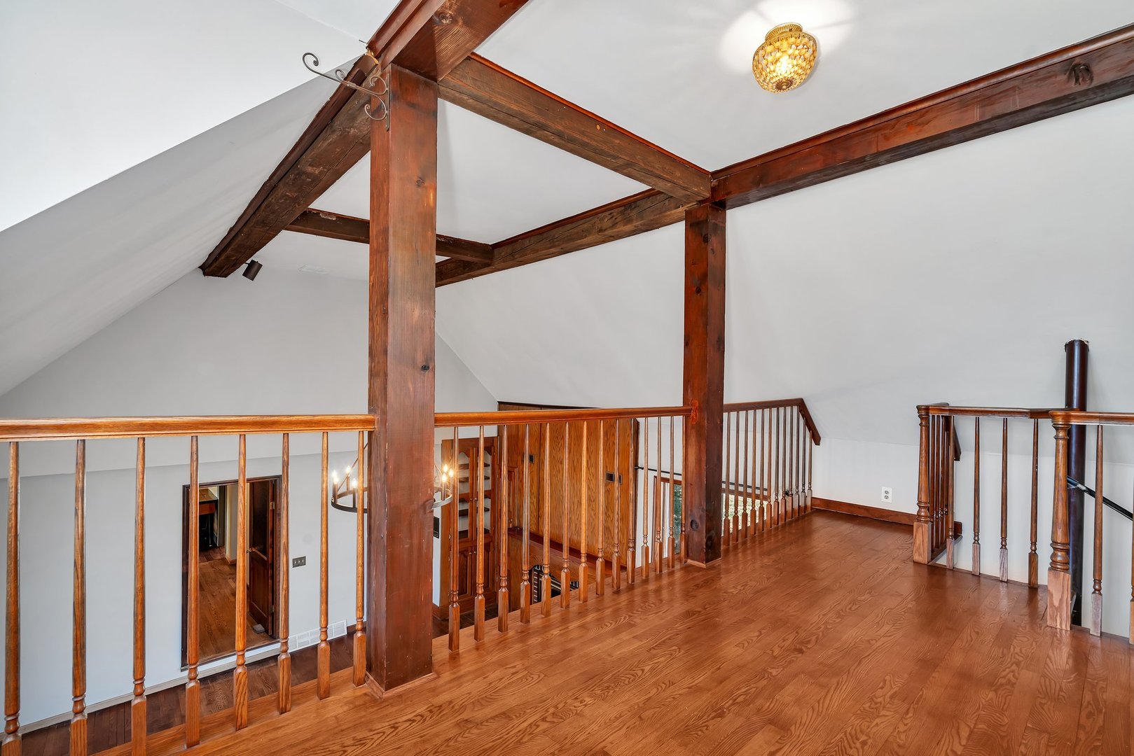 13070 McKanna Road Minooka, IL 60447 - Photo 17 of 43 a view of staircase with railing and white walls