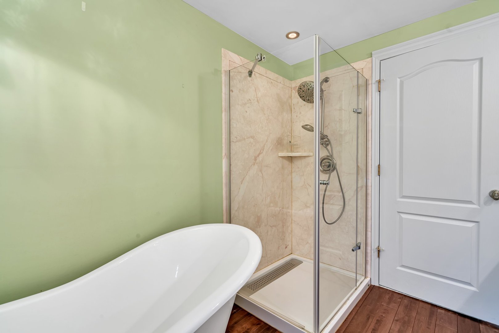 13070 McKanna Road Minooka, IL 60447 - Photo 37 of 43 a bathroom with a shower and a sink