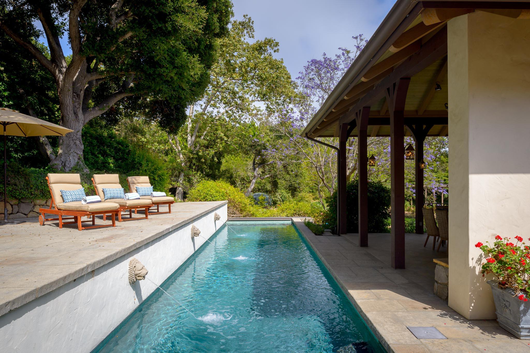720 El Bosque Road Santa Barbara, CA 93108 - Photo 5 of 21 a view of a backyard with sitting area