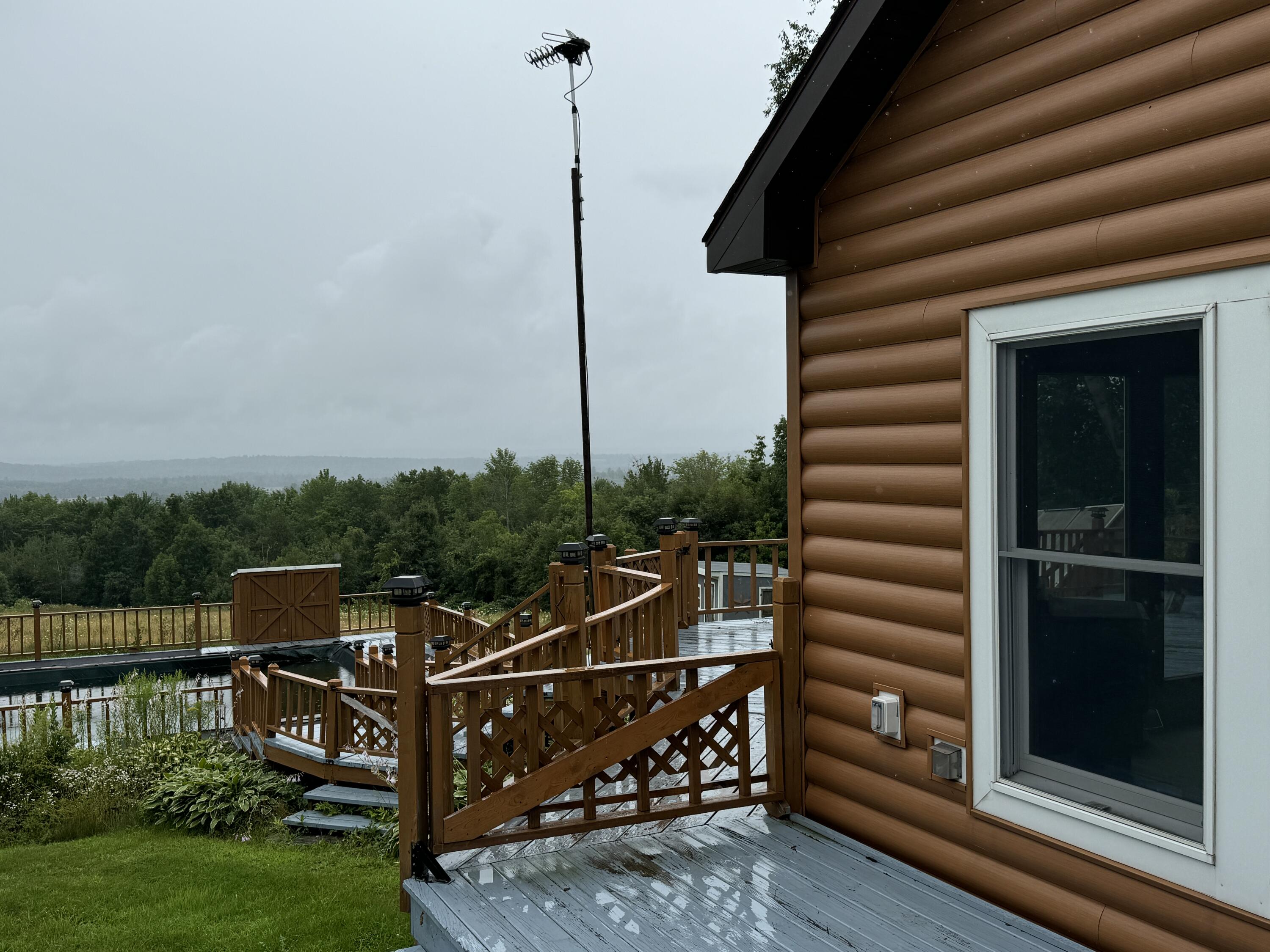 934 Milo Road Sebec, ME 04481 - Photo 41 of 52 View to Rear Deck