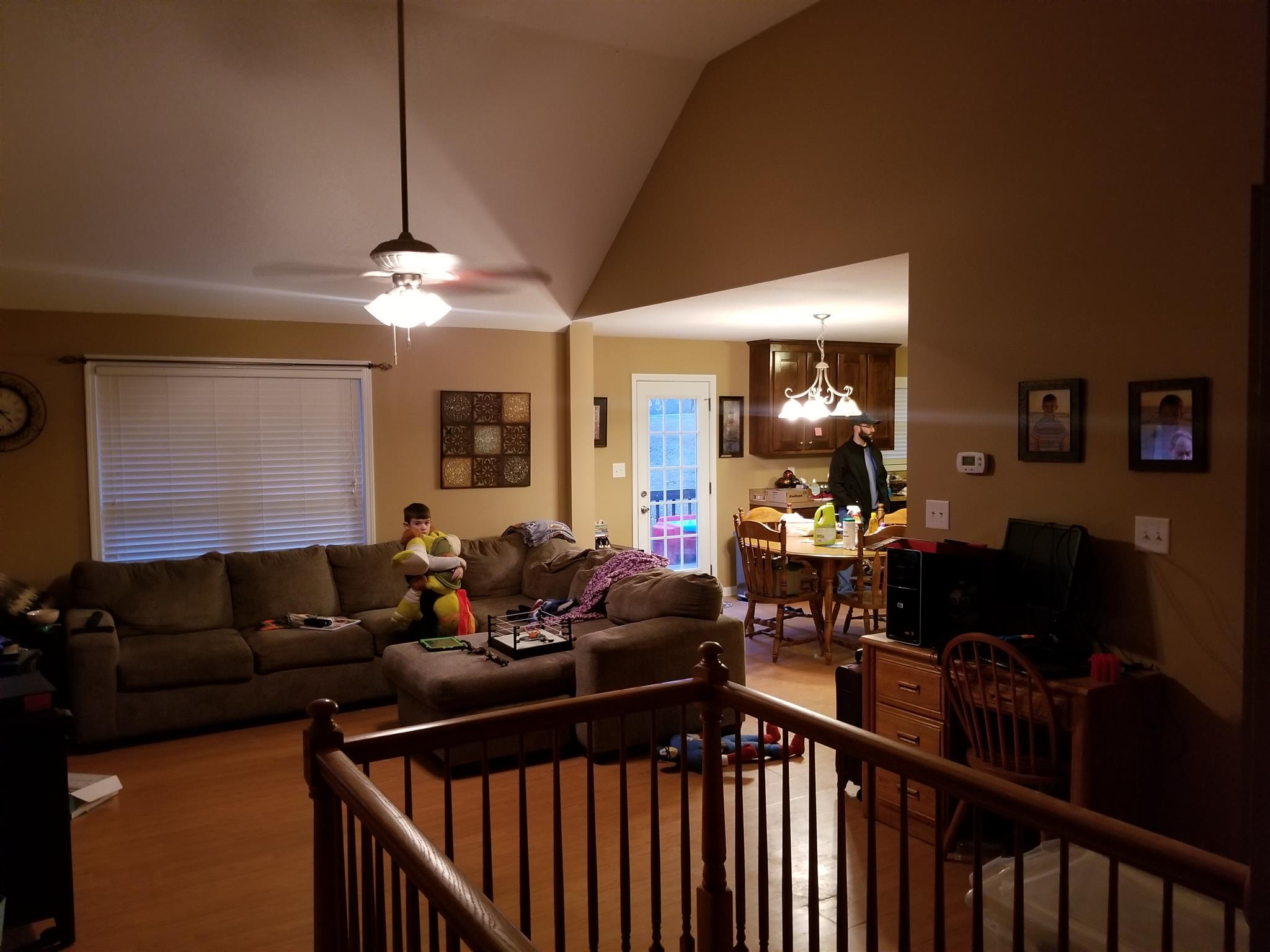 5189 Marion Road Cunningham, TN 37052 - Photo 7 of 7 a living room with furniture and a chandelier