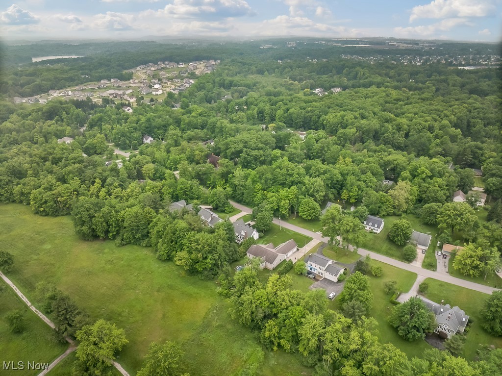 369 Eldridge Road Aurora, OH 44202 - Photo 45 of 50 Aerial view of a heavily wooded area