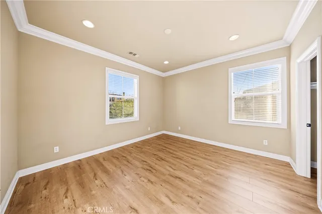a view of a building from a balcony