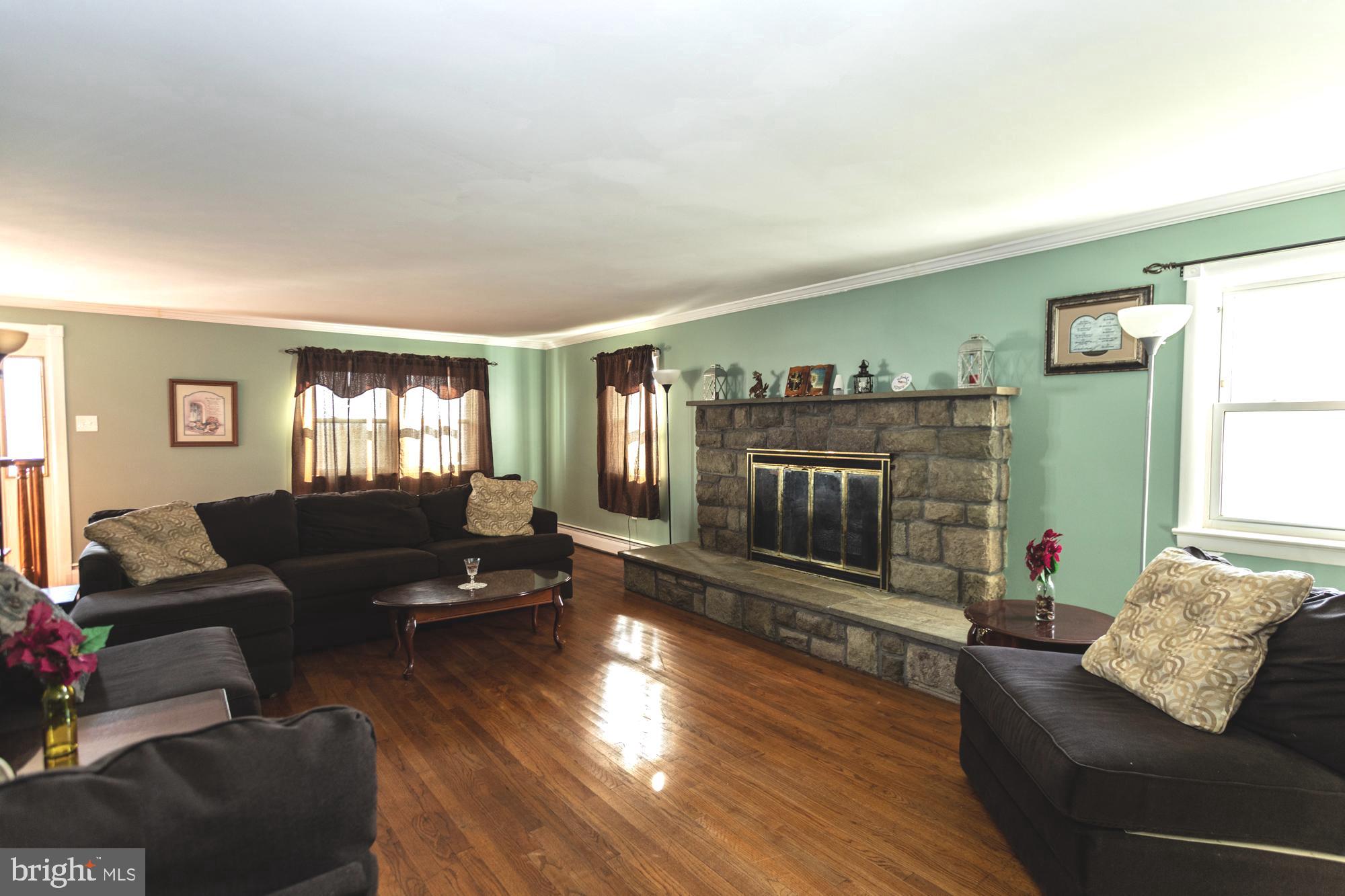 575 Lombard Road Rising Sun, MD 21911 - Photo 9 of 41 Living Room with Fireplace