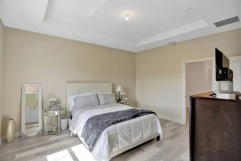 a car parked in front of a house