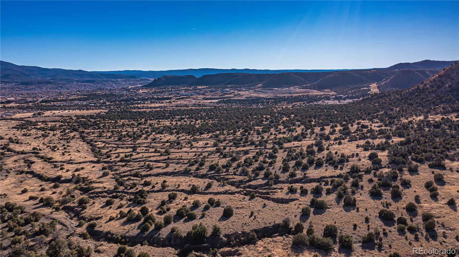 15311 Rancho Verde Road Trinidad, CO 81082 - Photo 34 of 40 an aerial view of residential house and green space
