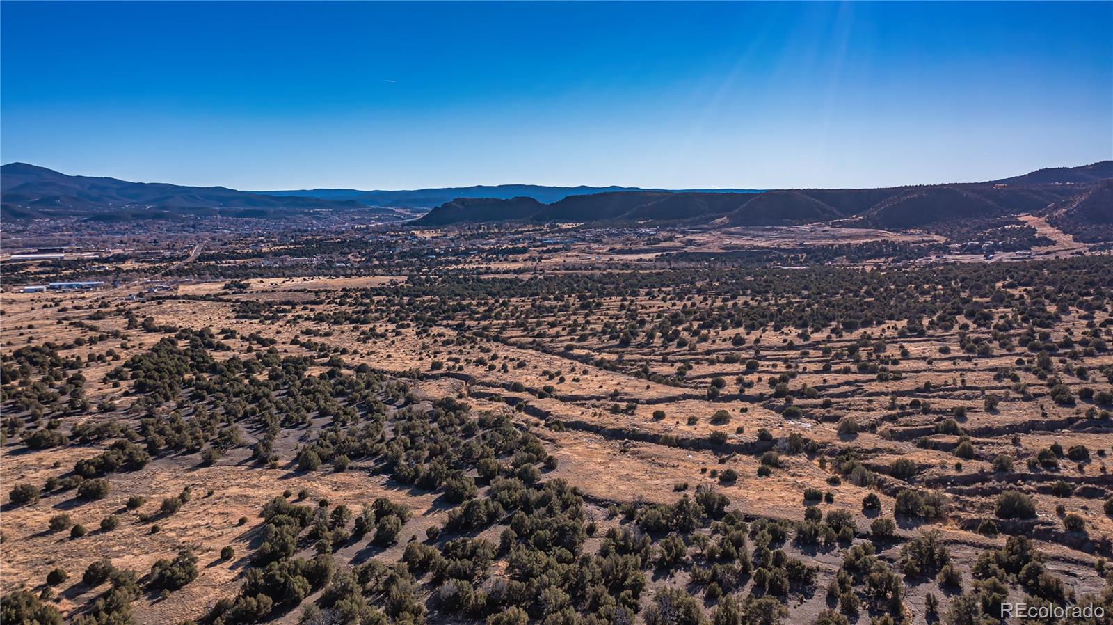 15311 Rancho Verde Road Trinidad, CO 81082 - Photo 37 of 40 an aerial view of residential house and green space