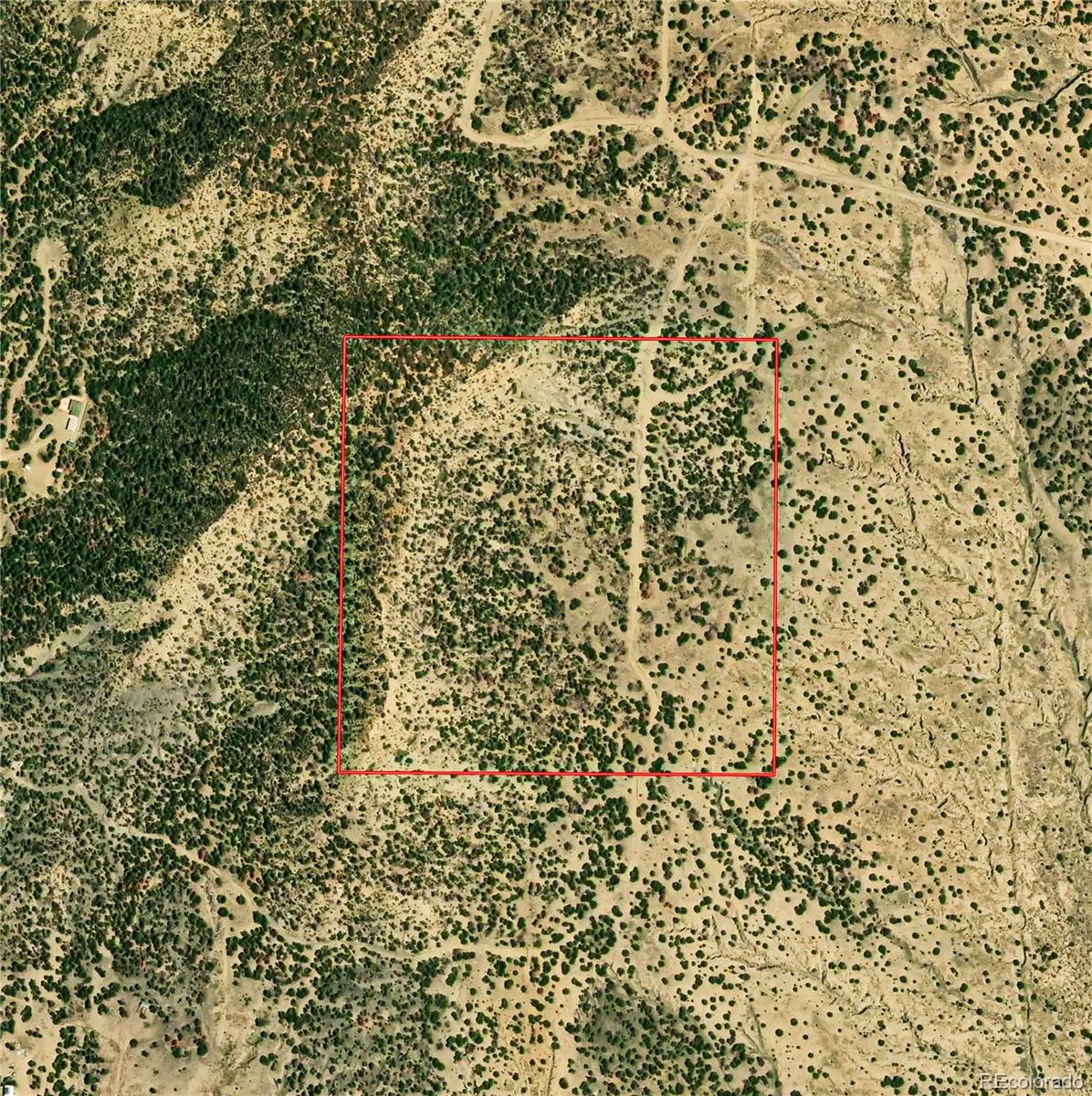 15311 Rancho Verde Road Trinidad, CO 81082 - Photo 39 of 40 a bathroom with a shower curtain