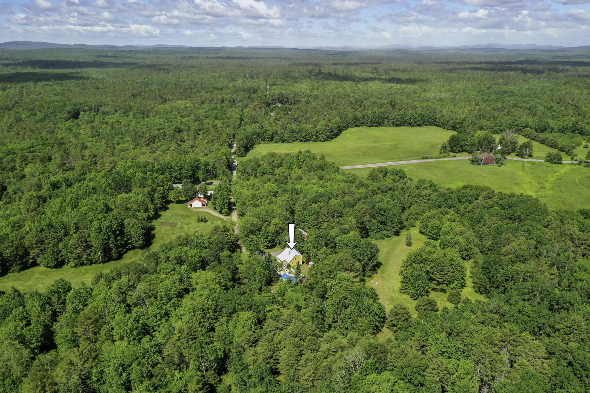 773 River Road Hollis Center, ME 04042 - Photo 49 of 59 Overhead