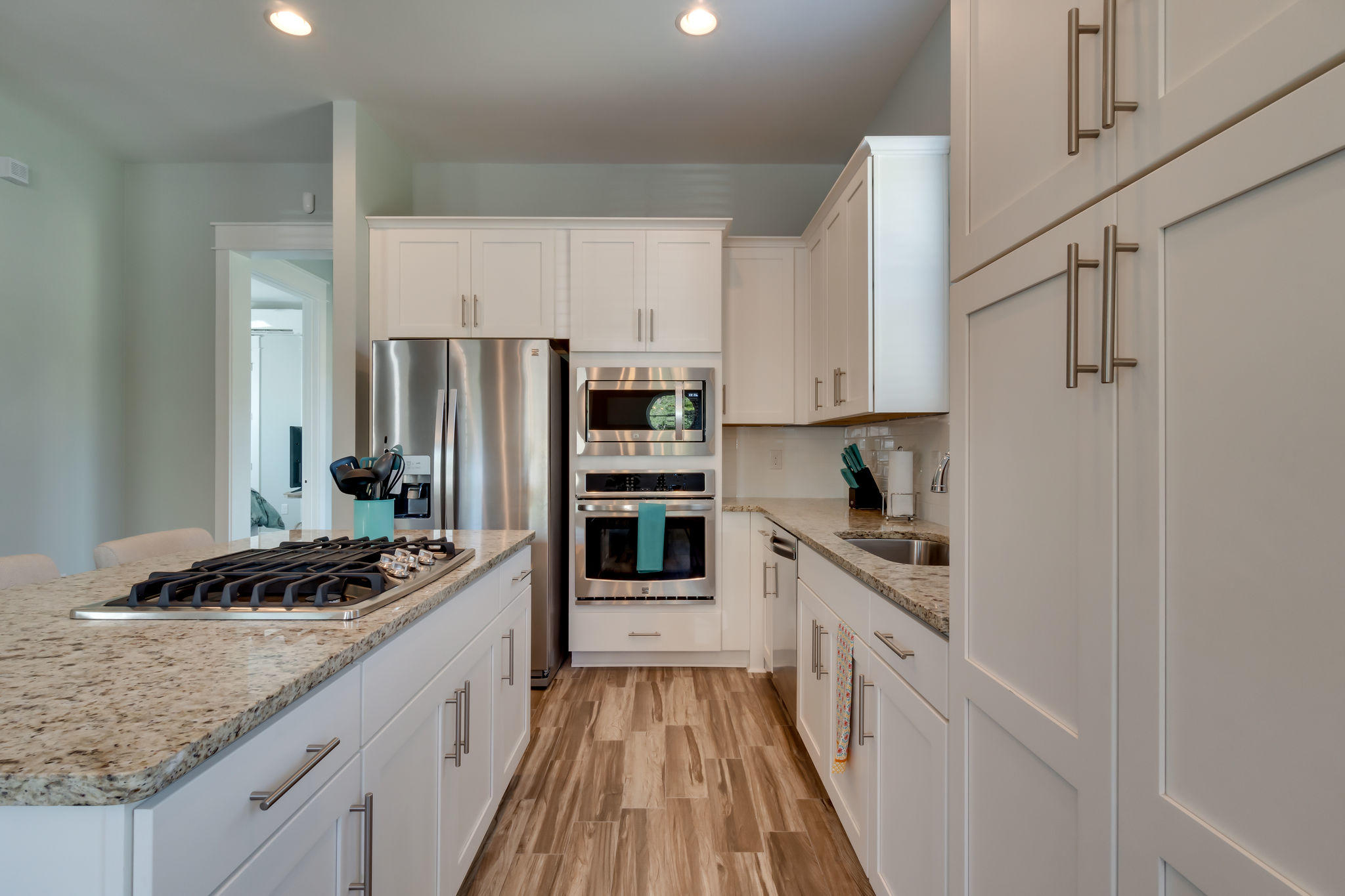 Lot 18 Beach View Dr Inlet Beach Inlet Beach, FL 32461 - Photo 11 of 41 a kitchen with stainless steel appliances a stove a sink and a refrigerator