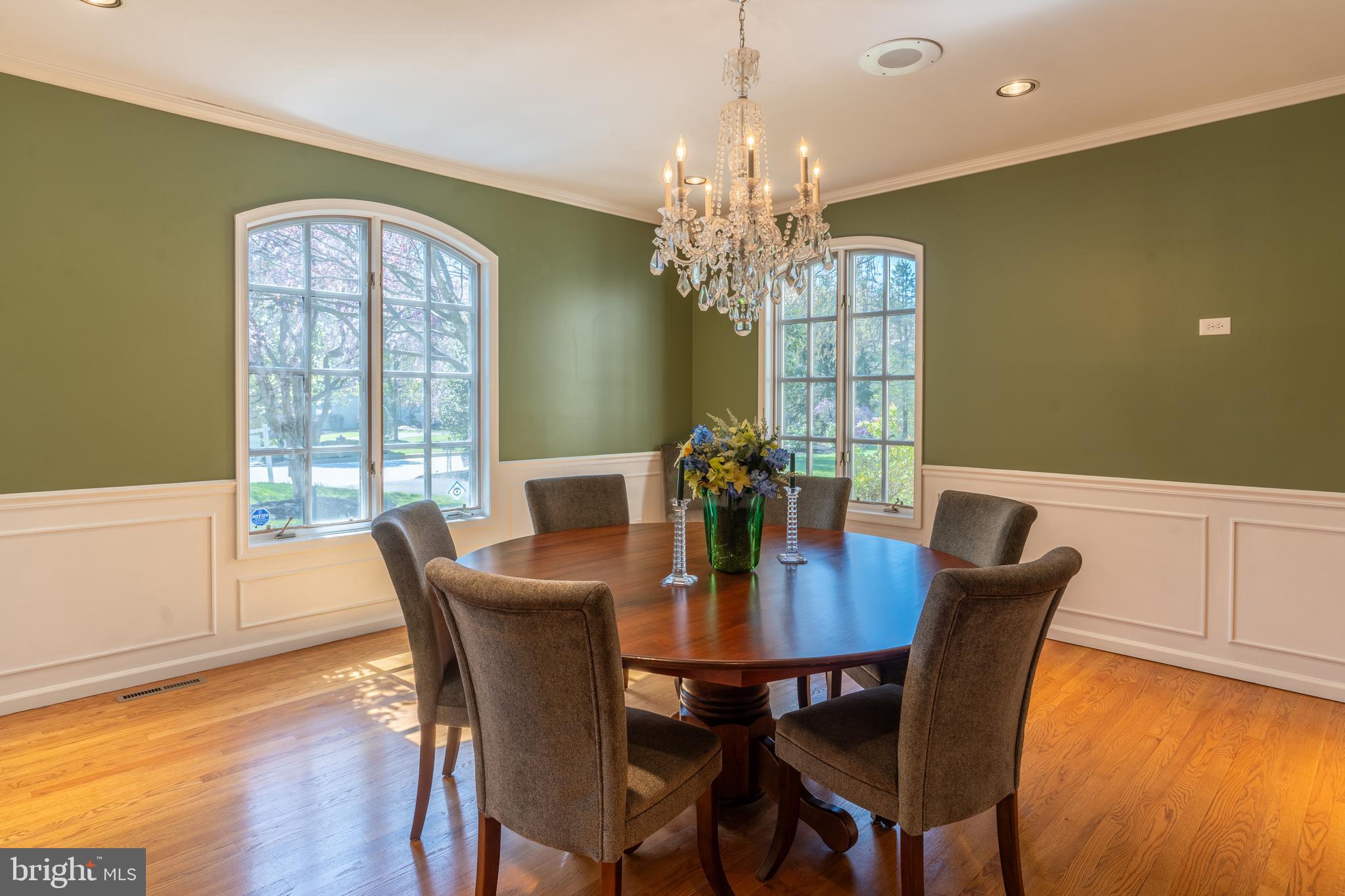 925 Morgan Road Jenkintown, PA 19046 - Photo 13 of 83 a view of a dining room with furniture window and wooden floor