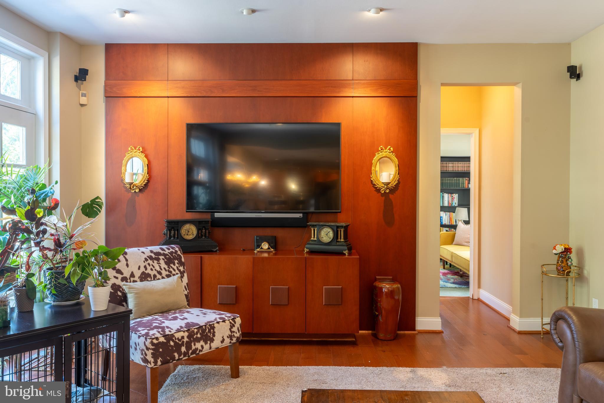 925 Morgan Road Jenkintown, PA 19046 - Photo 24 of 83 a living room with furniture and a flat screen tv