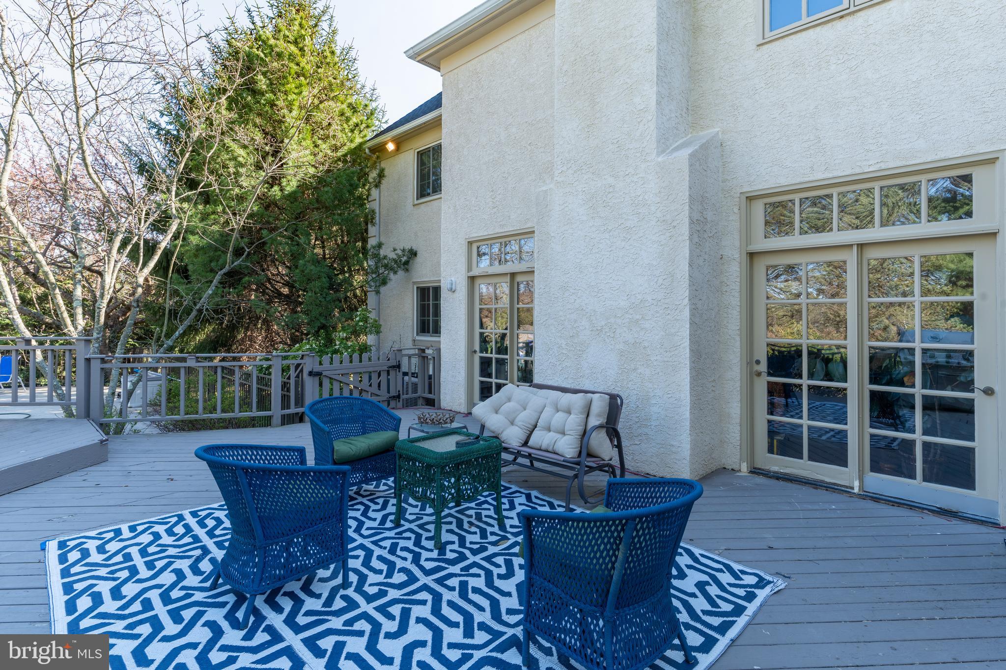925 Morgan Road Jenkintown, PA 19046 - Photo 73 of 83 a view of a patio with table and chairs