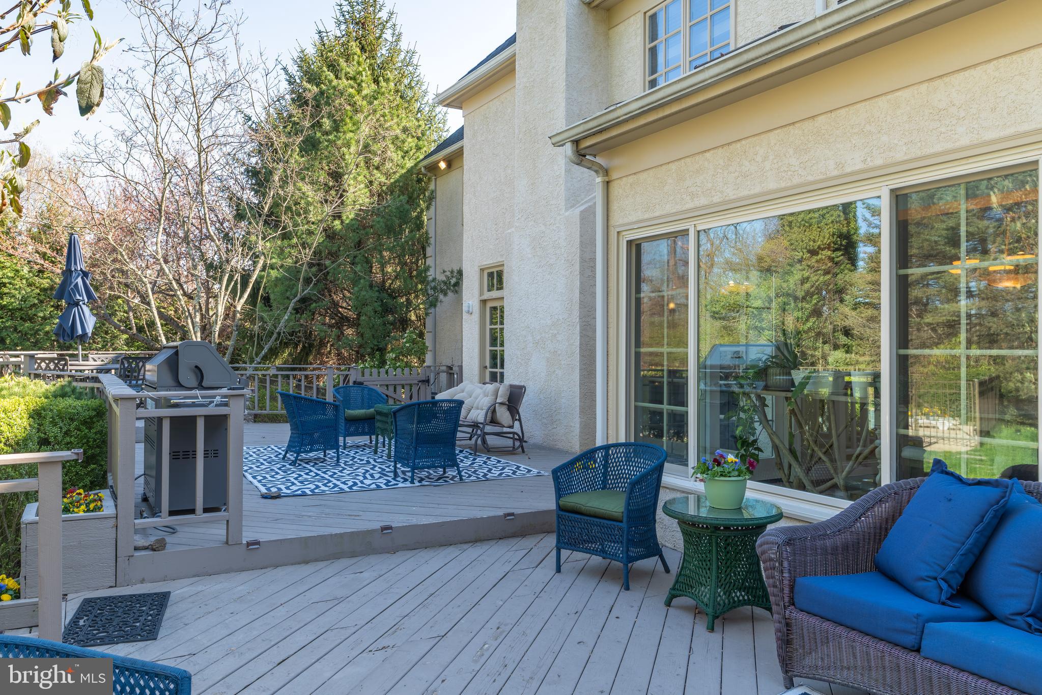 925 Morgan Road Jenkintown, PA 19046 - Photo 79 of 83 a outdoor living space with furniture and a fireplace