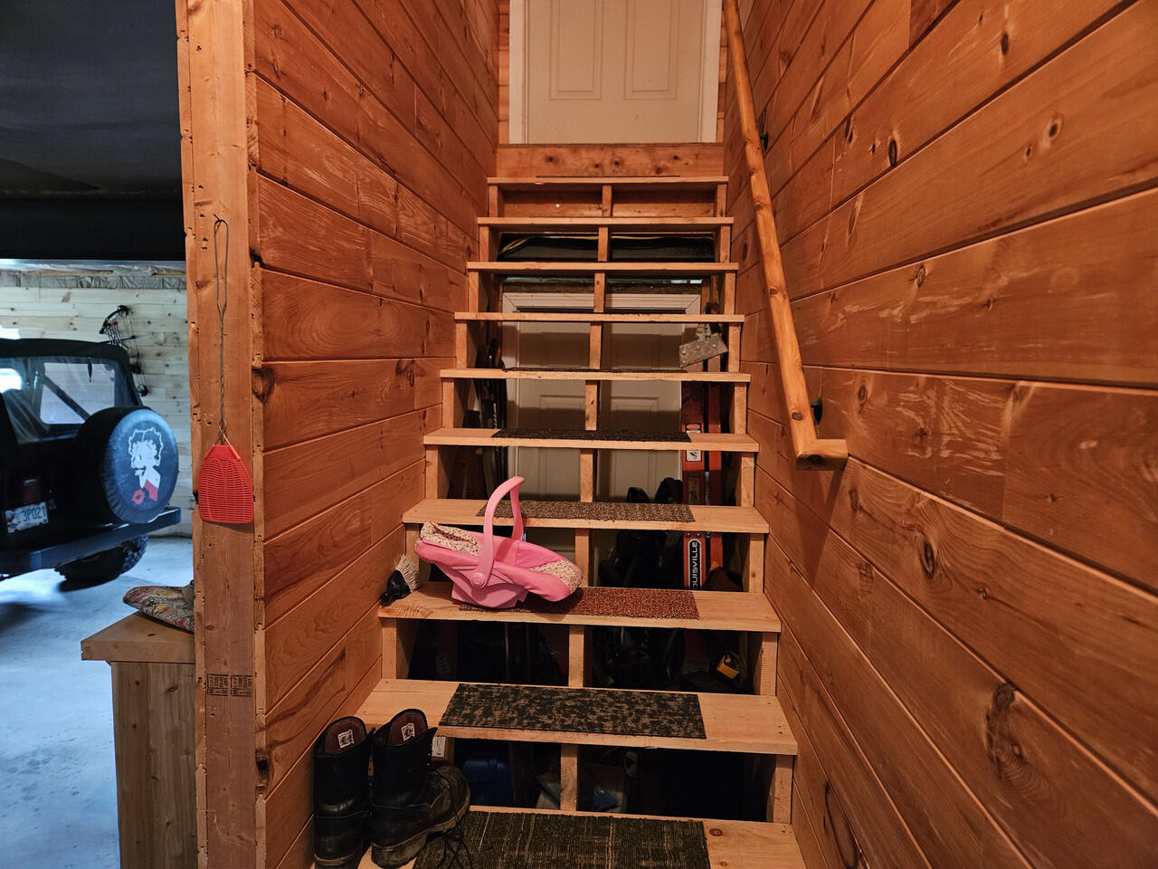 1738 Exeter Road Exeter, ME 04435 - Photo 36 of 44 Garage Man Cave Entrance