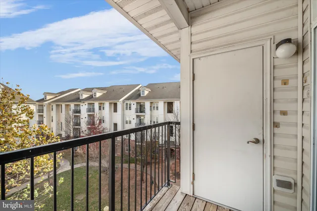 a view of city from a balcony
